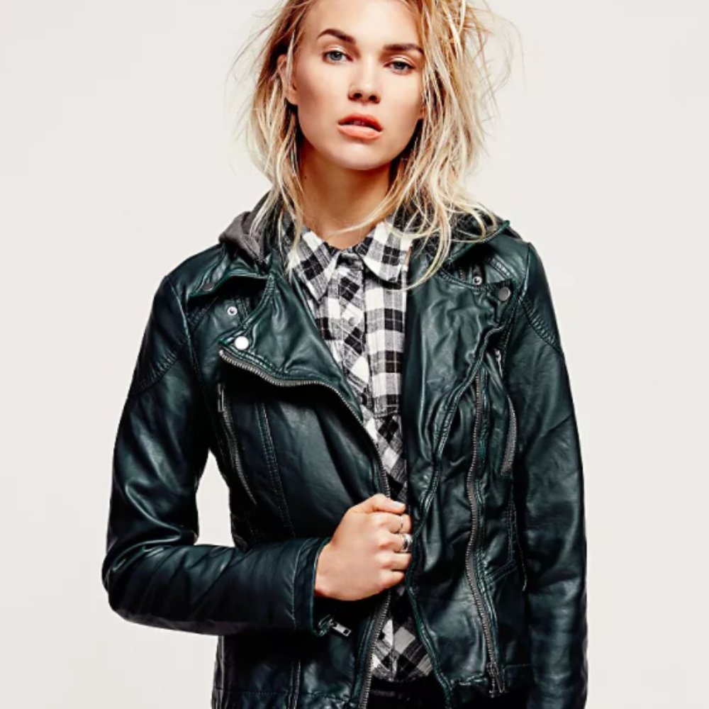 Free People | Vegan Leather Jacket
